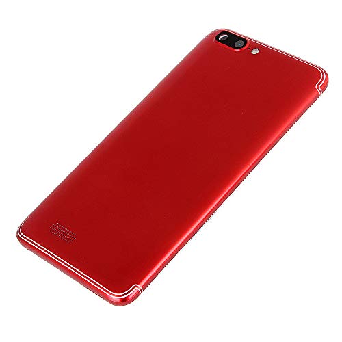 Unlocked Cell Phones Smartphone | 5.0" Android Dual SIM HD Camera Ultrathin Mobile Phone, 512MB RAM / 512MB ROM, Quad-Core, GSM 2G WiFi Cellphones Telephones (Red)