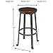 Ball & Cast Pub Height Barstool 29 Inch Seat Height Rustic Brown Set of 2