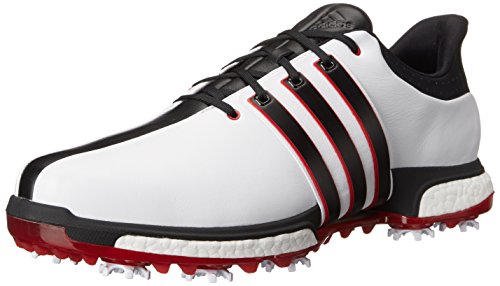 Adidas golf men s tour360 boost spiked shoe,white/black…