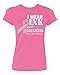 I Wear Pink for My Daughter Family Support October Breast Cancer Awareness Shirts for Women, Azalea Pink, XL