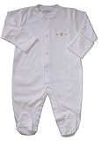 Kissy Kissy Baby-girls Homeward Bound Hearts Embroidered Footie