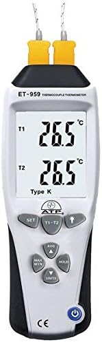 k and j thermometer with traceable calibration certificate - office equipment - thermometers