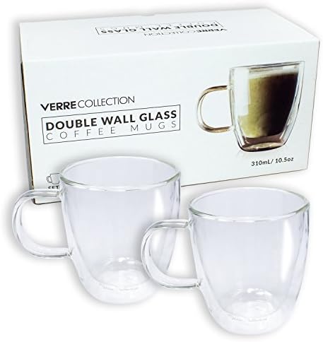 Double Wall Glass Espresso Latte Cappuccino Mug