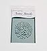 Arabic Stencil by Home Synchronize,Islamic Calligraphy- Arabic Calligraphy Stencils-Kalima Stencil-6 x 6