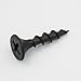 Qualihome #6 Coarse Thread Sharp Point Drywall Screw with Phillips Drive #2 Bugle Head, 1 Lb / Pound, Black, Ideal Screw For Drywall Sheetrock, Wood and More, 3/4 Inch, 400 Pack