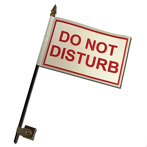 Do Not Disturb Desk Flag with Flag Up Flag Down 360 Clip Pomodoro Status Alert Office