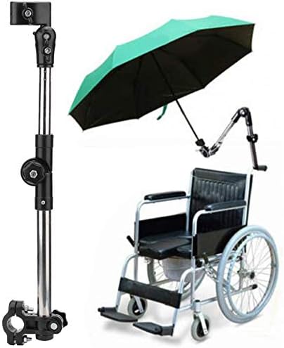 Amazon 多機能ステンレス製傘立て 自転車傘立て ベビーカー 電気自動車傘立て調節可能な屋外傘ホルダー 傘コネクタホルダー 車椅子用 黒 傘立て オンライン通販