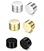 FIBO STEEL 3 Pairs Stainless Steel Round Magnetic Earrings for Men Women No Piercing Clip On Stud Earrings,6MM