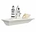 WELLAND 18 Inch x 3.25 Inch x 5.25 Inch Corona Crown Molding Wall Shelf White