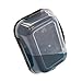 6 Pack Fitness Sure Seal Meal Prep Containers Set of 5 24oz (Clear/Black)