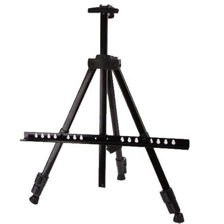 Amzdeal New Black Fully Adjustable Metal Folding Painting Easel