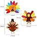 Thanksgiving Craft Kits, DIY Make A Turkey for Festive Fall Party Game School Activities and Door Hanging Ornament Decoration Supplies for Kids and Adults, 3 Pack