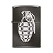 Zippo Lighter - Grenade Black Ice