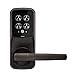 Lockly Keyless Entry Latch Door Bluetooth Smart Lock (PGD628) | LED Touchscreen Panel | Discrete Secure PIN Code | iOS Android Compatible | Auto Lock | Battery Backu