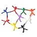 Refrigerator Magnets, 10pcs Mini Man Flexible Fridge Magnets, Cute Rubber Magnet Magnetic for Adults Office Fun Decorative Decoration (10)