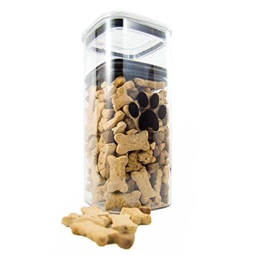 Airscape Pet Food and Treat Storage Container - Patented Airtight Lid Preserves Food Freshness - Clear Plastic - 96 fl. oz - Thumbnail 6