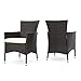 Christopher Knight Home 295968 Clementine Outdoor Multibrown PE Wicker Dining Chairs