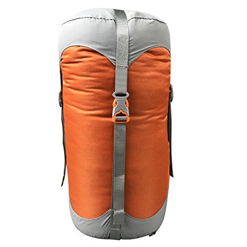 Jolmo Lander Sleeping Bag Compression Sacks Stuff Sacks Travel Storage Bag 4sizesÃ—4colors (Orange, S/9.4L)
