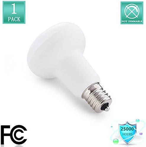 E17 intermedium Soft White 3000k led bulb base 120 Degree Beam Angle,AC 120 Volts 40W Incandescent Replacement,5 Watt Not Dimmable Pack Of 1