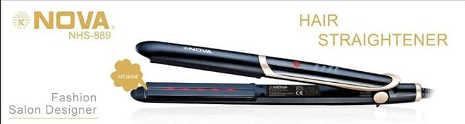 nova infrared nhs 889 hair straightener