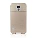 ABC 1pc Fashion Luxury Brushed Aluminium Metal Hard Case Cover for Samsung Galaxy S5 I9600 (Gold)