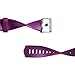 Maledan Bands Replacement Compatible with Fitbit Charge 2, 3-Pack, Plum/Teal/Blush Pink, Small