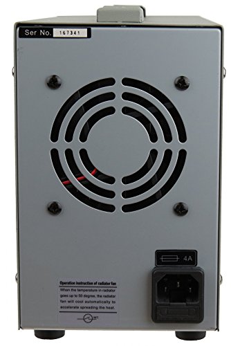 Tekpower TP3005T Variable Linear DC Power Supply, 0-30V @ 0-5A with Alligator Test Leads