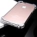 iPhone 7 Case [Shockproof] [Slim Fit] Flexible TPU Clear Gel Rubber Soft Skin Silicone Protective Case Cover For Apple iPhone 7 Plus cases TUTUMU (Transparent (4.7))