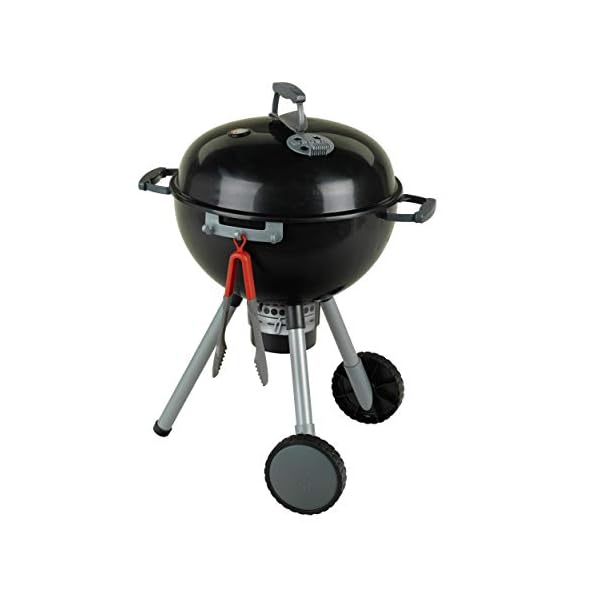 Theo Klein 9400-TK 9401 Weber Kugelgrill Premium mit Licht und Sound I Mit Kohlehaufen, Grillzange und vielem mehr I Inkl. Feuerzeug mit Magnetkopf zum Aktivieren des Kohlehaufens – Bild 6