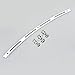 Astra Depot Chrome 4-Slot Track Windshield Trim For 1996-2013 Harley Electra Street Tri Glide Touring Bike