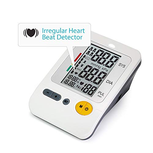 Automatic Blood Pressure Monitor Upper Arm Large Cuff, 4-User Mode Electronic BP Cuff Monitor Portable Digital Sphygmomanometer (FDA Approved) - Thumbnail 3