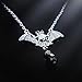 Jovono Women's Necklace Jewelry For Women and Girl With Halloween Bat pendant
