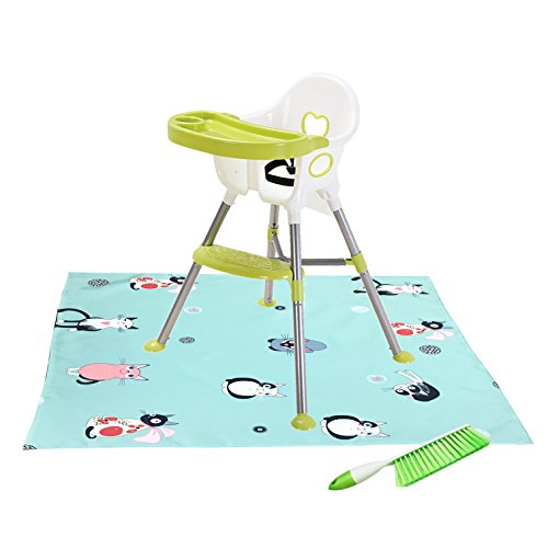 MOMOONNON Splat Mat for Under High Chair, Reusable
