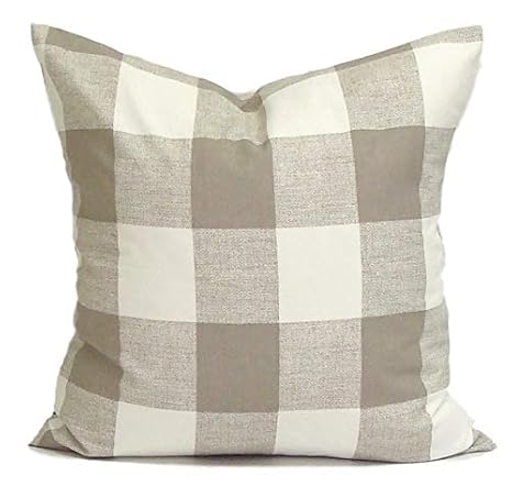 Amazon.com: Athena Bacon Pillowcase Cover Tan Throw ...