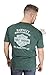 Harley-Davidson Mens Street Machine Engine Flames Mineral Wash Green Short Sleeve T-Shirt (X-Large)