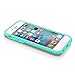 Incipio IPH-1185-GRYTEAL iPhone 6S Case, Stowaway [Kickstand][Credit Card] Wallet Cover fits Both Apple iPhone 6, iPhone 6S - Gray/Teal