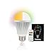 Texsens E27 9W 800LM LED Light Bulbs Dimmable With 2.4GHz Wireless Remote Control, Adjustable Color Temperature (Warm / Cool), Color Changing, Various Brightness Levels