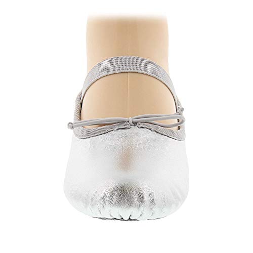 Dance Class B700 Silver Ballet Flat (Toddler/Little Kid/Big Kid),Silver,5 M US Big Kid - Thumbnail 4