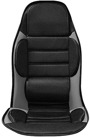 Karrfun Sport Design Seat Cushion for Front Seats with Lumbar Support Grey/Black