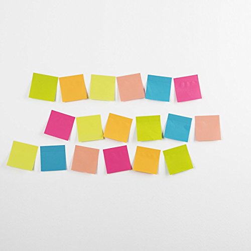 ZCZN 6 Bright Color Sticky Notes,3 in x 3 in 12 Pads/Pack 100 Sheets/Pad Sticky issue is improved (12 pack)
