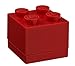 Room Copenhagen, LEGO Mini Box - 1.8 x 1.8 x 1.7 in - Brick 4, Bright Red
