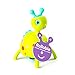 Fat Brain Toys Rollobie Baby Toy, Sensory Play Rattle for Infants and Toddlers, Green