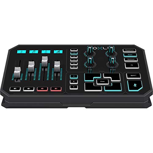 TC-Helicon GO XLR 4-channel USB Streaming Mixer with Voice FX, Effects and Sampler + SR360 Over-Ear Dynamic Stereo Headphones, Audio-Technica ATR1100 Handheld Microphone & Accessory Bundle