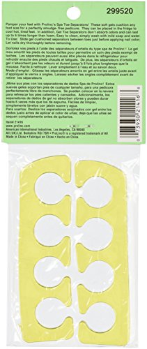 Prolinc Spa Gel Toe Separators, Yellow