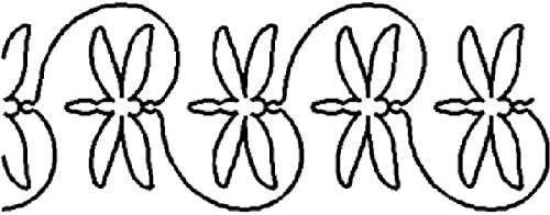 6" Dragonfly Serpentine Quilting Stencil
