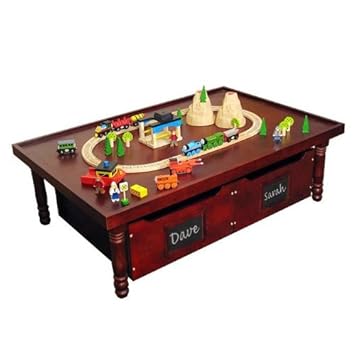Amazon Com Summerside Activity Table With 2 Drawers Cherry