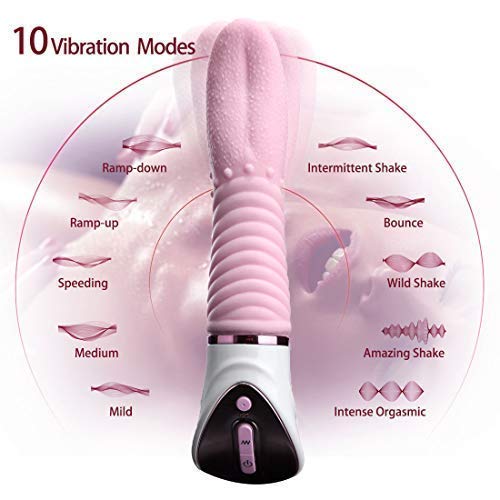 2 Stimulation+Feelingirl+Vibration+Vibrators+Rechargeable