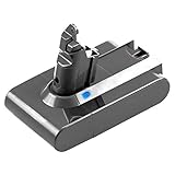 21.6V 2600mAh Lithium-ion Replace for Dyson V6 Battery DC58 DC59 DC61 DC62 595 650 770 880 Animal DC72 Series Handheld Vacuum