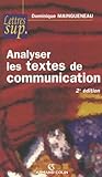 Analyser les textes de communication by 
