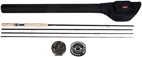 Fly Fishing set 9/10 11/12 kit, 4.2M((14') carbon fishing rod ,110mm aluminum fishing reel combo with storage carry bag
